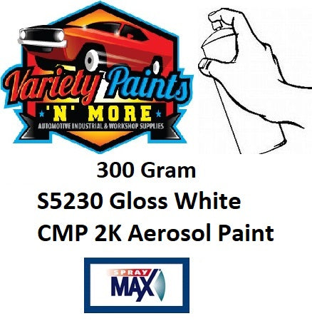 S5230 Gloss White CMP 2K Aerosol Paint 300 Grams