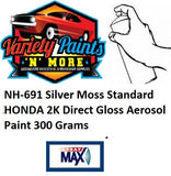 NH-691 Silver Moss Standard HONDA 2K Direct Gloss Aerosol Paint 300 Grams 