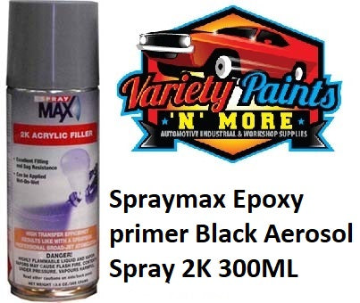 Spraymax Epoxy primer Black Aerosol Spray 2K 300ML