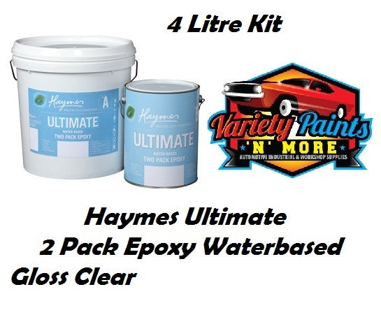 Haymes Ultimate 2 Pack Epoxy Gloss Clear 4 Litre Kit