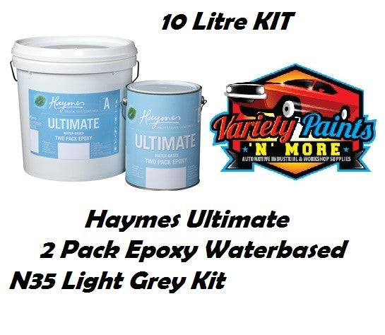 Haymes Ultimate 2 Pack Epoxy Satin Light Grey N35 20lt Kit