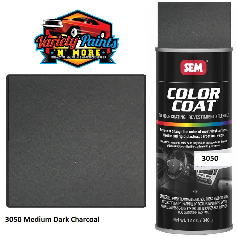 3050-1 Medium Dark Charcoal VARIANT 1 SEM Colourcoat Vinyl Aerosol