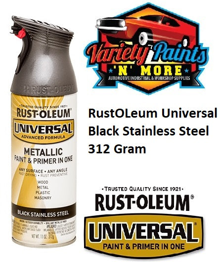 RustOLeum Universal Black Metallic Stainless Steel 312 Gram