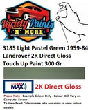 3185 Light Pastel Green 1959-84 Landrover 2K Direct Gloss Touch Up Paint 300 Grams