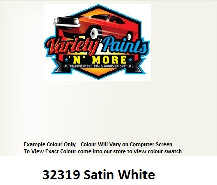 32319 Satin White Powdercoat Spray Paint 300g (S5201) 2IS 52A