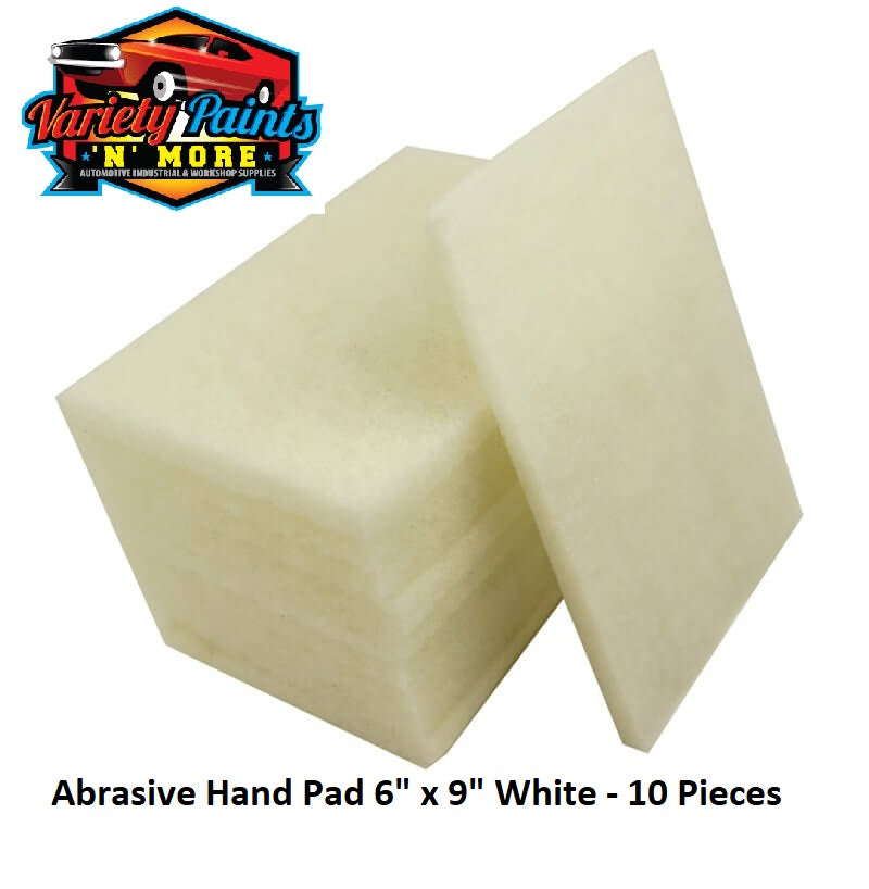 Smirdex Scotch Brite Abrasive Hand Pad WHITE 10 PACK