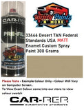 33446 Desert TAN Federal Standards USA MATT Enamel Custom Spray Paint 300 Grams
