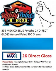 336 MEXICO BLUE Porsche 2K DIRECT GLOSS Aerosol Paint 300 Grams