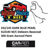 33J/145 DARK BLUE PEARL/PEARL Novelty Black SUZUKI M/C Debeers Basecoat 300 Gram Aerosol Paint