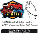 348N Nickel Metallic Holden ACRYLIC Aerosol Paint 300 Grams
