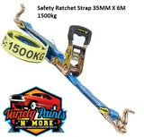 Safety Ratchet Strap 35MM X 6M 1500kg 