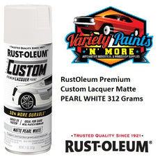 RustOleum Premium Custom Lacquer Pearl White 312 Grams