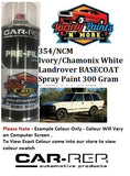 354/NCM Ivory/Chamonix White Landrover Acrylic Spray Paint 300 Gram