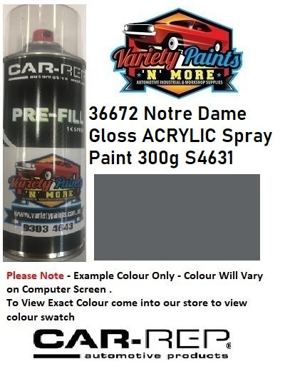 36672 Notre Dame Gloss ACRYLIC Spray Paint 300g S4631 1IS 52A