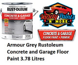 Armour Grey Rustoleum Concrete and Garage Floor Paint 3.78 Litres