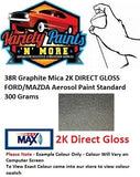 38R Graphite Mica 2K DIRECT GLOSS FORD/MAZDA Aerosol Paint Standard 300 Grams 