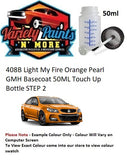 408B Light My Fire Orange Pearl GMH Basecoat 50ML Touch Up Bottle