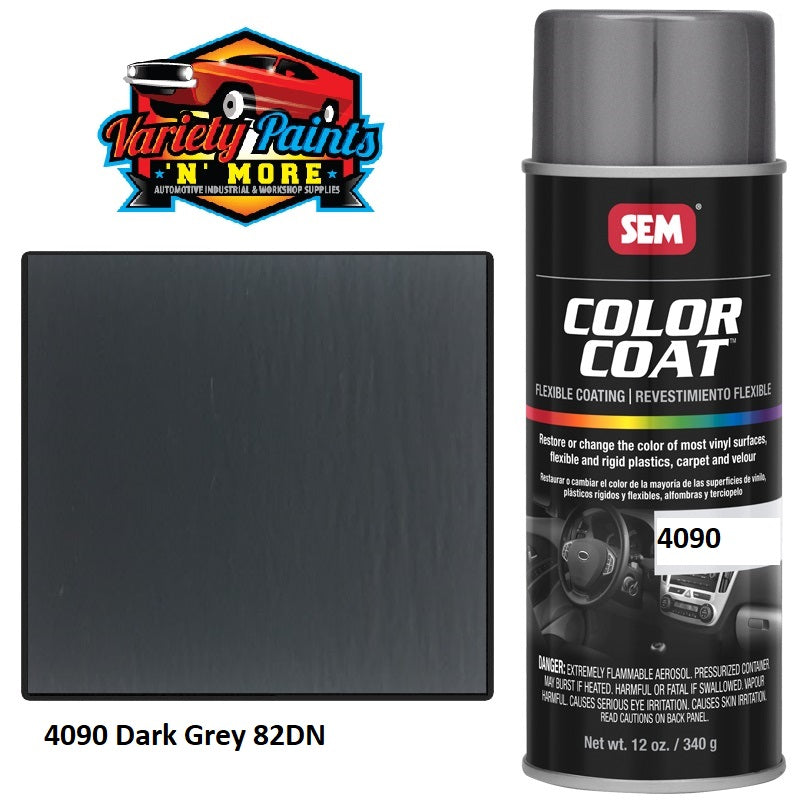 4090 Dark Grey SEM Colourcoat Vinyl Aerosol 300 Grams