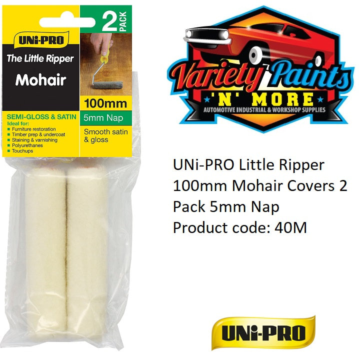 Unipro "Little Ripper" Mohair Covers - 2 Pack 100mm