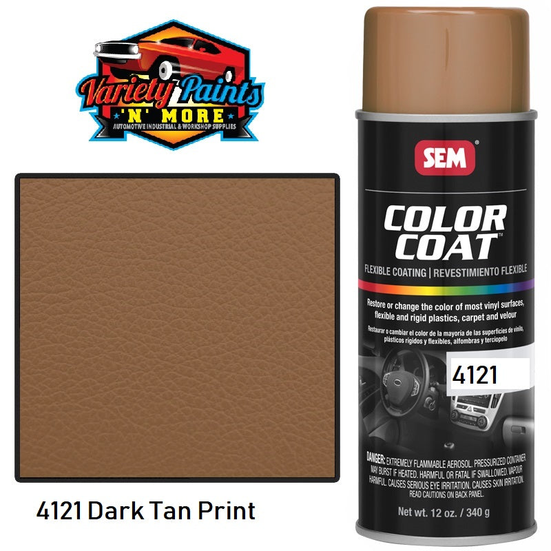 4121 SEM Dark Tan Print Colourcoat Vinyl Aerosol 300 Grams S1331