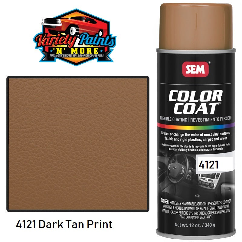 4121 Dark Tan Print Colourcoat Vinyl Aerosol 300 Grams S1331