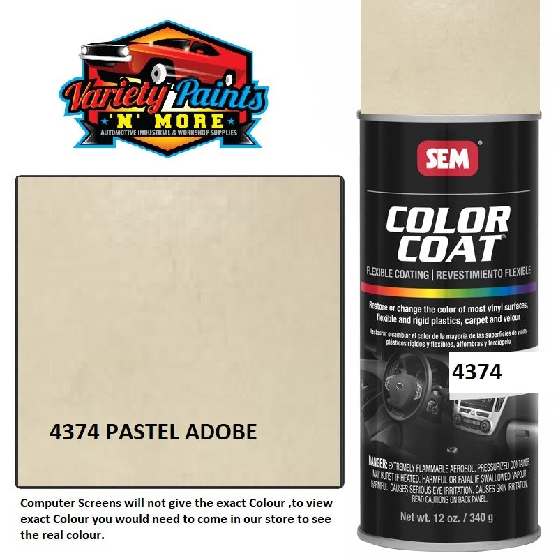 4374 Pastel Adobe Cream Colourcoat Vinyl Aerosol 300 GRAMS