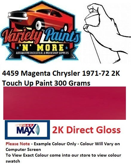 4459 Magenta Chrysler 1971-72 2K Touch Up Paint 300 Grams 