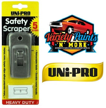 Unipro Heavy Duty Safety Scraper with 5 Blades