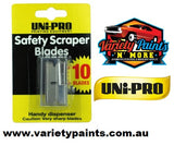 Unipro Heavy Duty Scraper  Blades 10 Pack