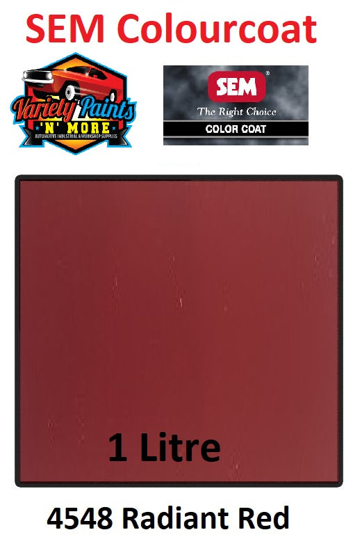 4548 Radiant Red Colourcoat Vinyl 1 Litre Can