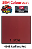 4548 Radiant Red Colourcoat Vinyl 1 Litre Can 