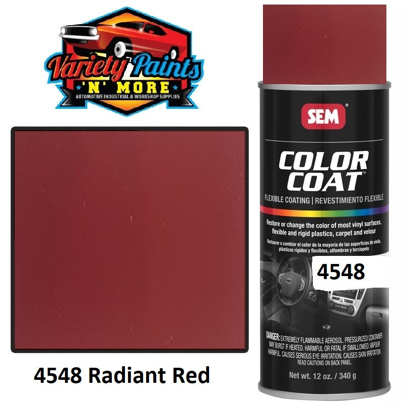 4548 Radiant Red Colourcoat Vinyl Aerosol 300 Grams
