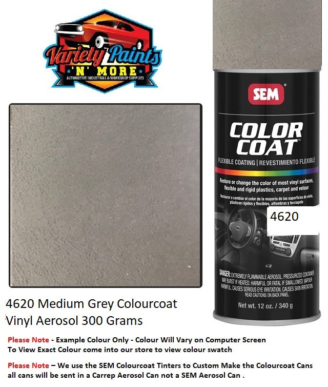 4620 Medium Grey Colourcoat Vinyl Aerosol 300 Grams