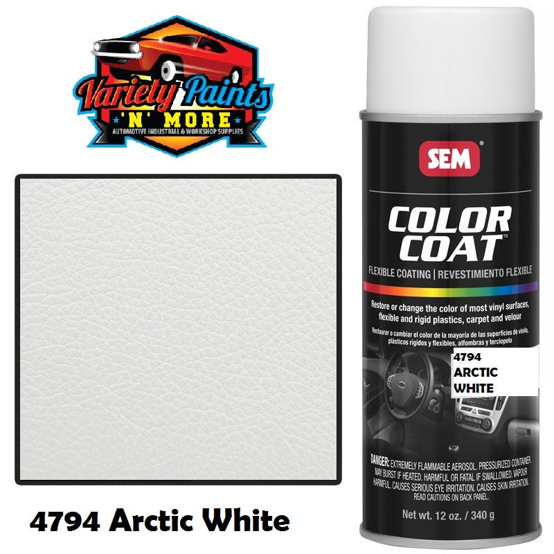 4794 Arctic White SEM Colourcoat Vinyl Aerosol