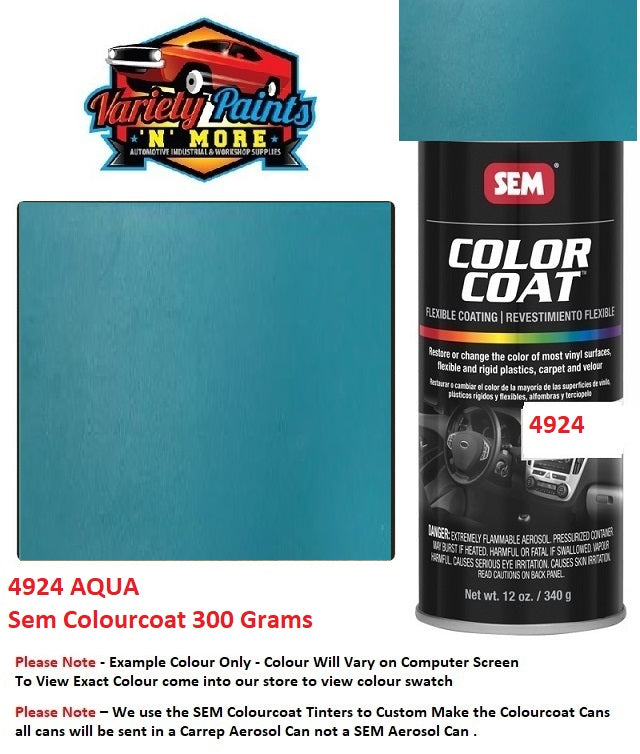 4924 AQUA SEM Colourcoat Vinyl Aerosol 300 Grams