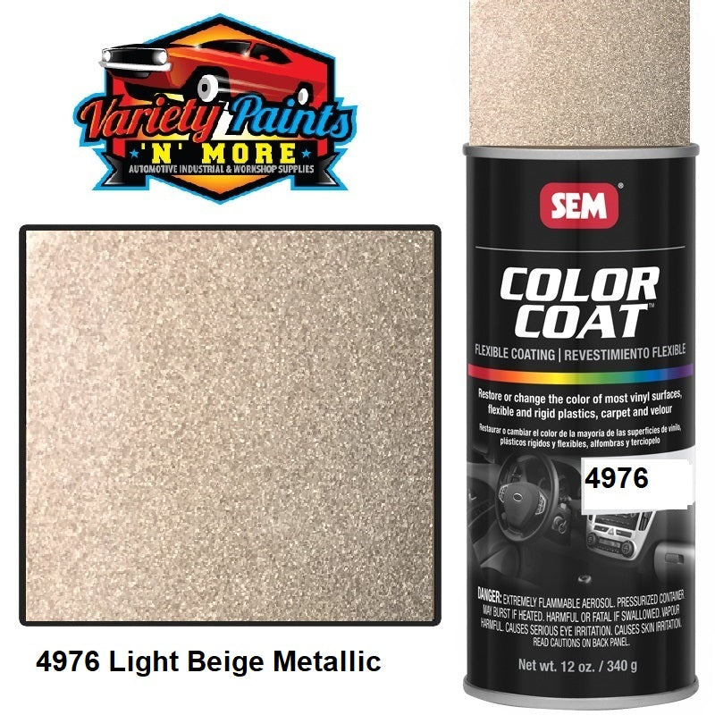 SEM Light Beige Metallic SEM Colourcoat Vinyl Aerosol 300 Gram