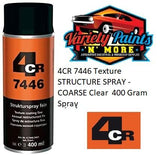 4CR 7446 Texture STRUCTURE SPRAY - COARSE Clear  400 Gram Spray
