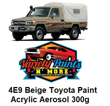 4E9 Sandy Taupe/BEIGE Suitable for Toyota Acrylic Touch Up Paint 300 Grams