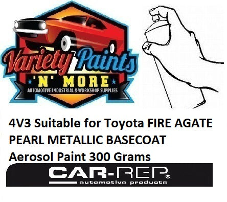 4V3 Suitable for Toyota FIRE AGATE PEARL METALLIC BASECOAT Aerosol Paint 300 Grams