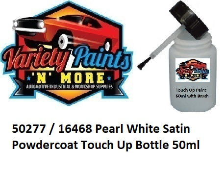 50277 / 16468 Pearl White Satin Powdercoat Touch Up Bottle 50ml