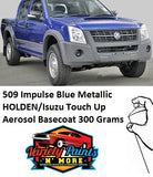 509 Impulse Blue Metallic HOLDEN/Isuzu Touch Up Aerosol Basecoat 300 Grams 