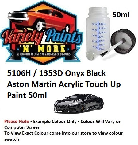 5106H / 1353D Onyx Black Aston Martin Acrylic Touch Up Paint 50ml