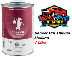 Debeers 2K Uni Thinner Medium 1 Litre 1-151 