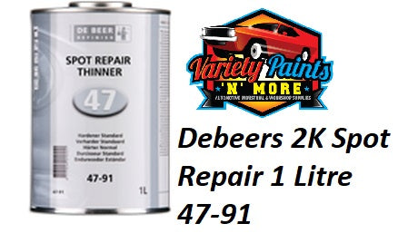 Debeers 2K Spot Repair 1 Litre 47-91 Blending Thinner