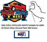 568-15951 COTILLION WHITE Suitable for GMH 2K Direct Gloss Aerosol Paint 300 Grams
