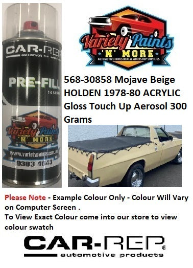 568-30858 Mojave Beige HOLDEN 1978-80 Touch Up Aerosol Acrylic 300 Grams