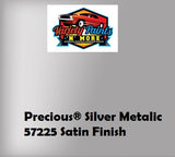Precious Silver Metallic 57225 MS Basecoat Satin Powdercoat Paint 1 Litre 