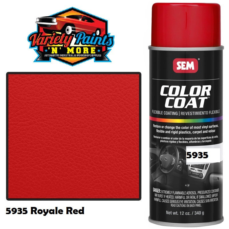 SEM Royale Red  Colourcoat Vinyl Aerosol