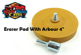 GRP Eraser Pad With Arbour 4"With Arbour: 100mm 