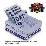 Magnum Blue Valspar Blend Prep Tack Cloth  Dry BOX OF 12
